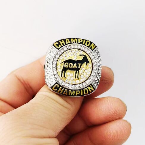 جائزة Goat Championship Ring جائزة هدية للبطولة أو بطل الدوري الفائز الأعظم على الإطلاق G.O.A.T. in Saudi Arabia