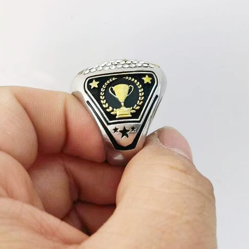 جائزة Goat Championship Ring جائزة هدية للبطولة أو بطل الدوري الفائز الأعظم على الإطلاق G.O.A.T. in Saudi Arabia