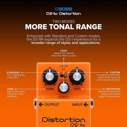 Boss DS-1W Waza Craft Distortion Pedal in Saudi Arabia