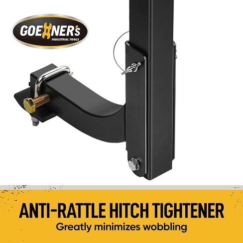 حامل وصلة ربط 4 دراجات (بحد أقصى 180 رطل)، حامل دراجة مثبت على وصلة وصلة للسيارة مع أذرع قابلة للطي عالية القوة ومشد وصلة، تصميم مضاد للخشخشة، حامل دراجة للسيارة، سيارات الدفع الرباعي، شاحنة 2 بوصة in Kuwait