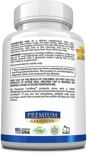 Colon Clean - Natural Colon Cleanse Support with Senna 500mg, Psyllium 400mg, Flaxseed 200mg, Probiotics 10mg - 100% Pure Ingredients - 60 Capsules in Kuwait