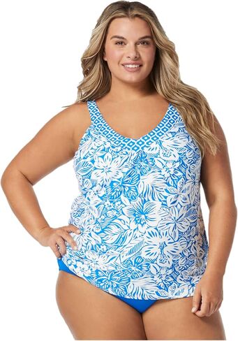 Coco Reef Core Bra Sized V-Neck Underwire Tankini Top — Supportive Cup Size Bikini Top in Kuwait