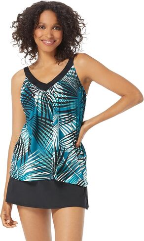 Coco Reef Core Bra Sized V-Neck Underwire Tankini Top — Supportive Cup Size Bikini Top in Kuwait