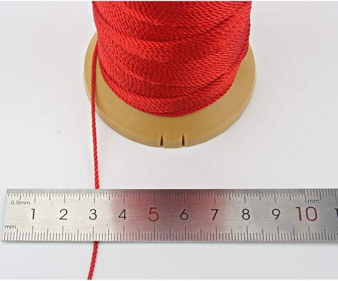 656 Feet Twisted Nylon Line Twine String Cord for Gardening Marking DIY Projects Crafting Masonry (Army Green, 1mm-656 feet) in Kuwait