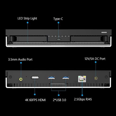 LincStation N1 6 Bay NAS Storage 6x8TB SSD NAS Network Attached Storage 16GB RAM + 128G ROM Home Server Cloud Storage Device Lightweight/Quiet/Portable in Saudi Arabia