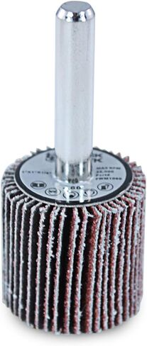 BHA Aluminum Oxide Shank Mounted Flap Wheels, 1" x 1" x 1/4", 40 Grit - 5 Pack in Saudi Arabia