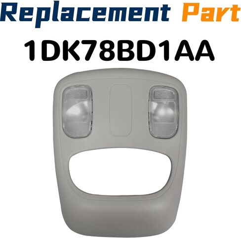 مناسب لوحدة التحكم العلوية Dodge Ram، ضوء قراءة القبة مناسب لـ 2002 2003 2004 2005 2006 2007 2008 2009 2010 Ram 1500 2500 3500 4500 5500 استبدال الملحقات 1DK78BD1AA 1DK78TL2AA in Kuwait