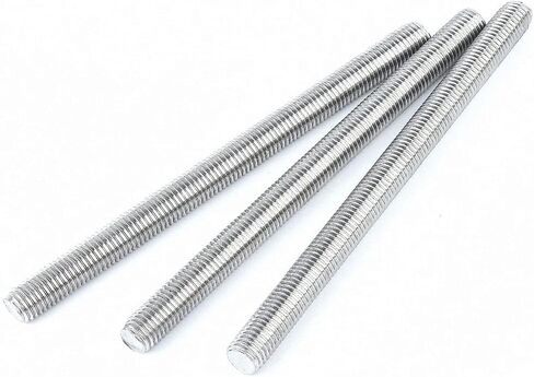 Hooshing 8Pcs M8 x 100mm Stainless Steel Fully Threaded Rod, Long Threaded Screw Right Hand Threads in Saudi Arabia