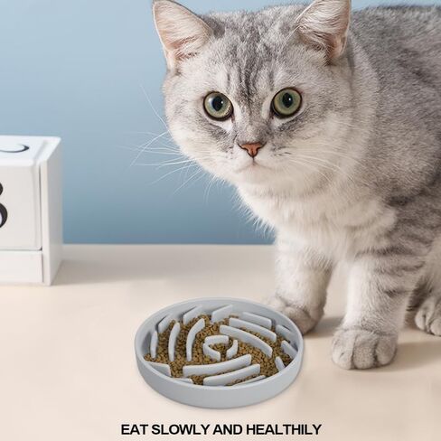 Silicone Slow Feeder Dog Bowls ，Slow Feeder Cat Bowl Wet Food with Suction Cups，Dog Puzzle Feeder ，Interactive Dog Feeder，Reduces Boredom, Anxiety,Anti-Choking, Non-Slip Design (Green, M) in Saudi Arabia
