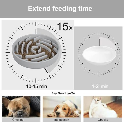 Silicone Slow Feeder Dog Bowls ，Slow Feeder Cat Bowl Wet Food with Suction Cups，Dog Puzzle Feeder ，Interactive Dog Feeder，Reduces Boredom, Anxiety,Anti-Choking, Non-Slip Design (Green, M) in Saudi Arabia