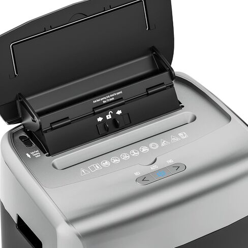 Bonsaii 110-Sheet Autofeed Paper Shredder, 30 Minutes Office Heavy Duty Shredder, Micro Cut P-4 Security Level Home Office Shredders with 6 Gallon Large Bin in Saudi Arabia