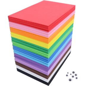 OISAKLD 10 Pack EVA Color Foam 9x12 inch EVA Craft Foam 2mm EVA Foam Sheets for DIY Handcraft Crafts Project in Saudi Arabia