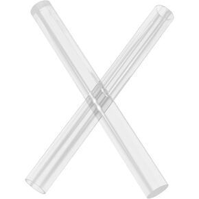 Lurrose 2PCS Acrylic Clay Roller Set Solid Hollow Rolling Pin for Sculpting and Shaping Polymer Clay for DIY Craft Projects in Kuwait