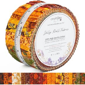 خيارات Craftido-18-100 ٪ من القطن القطن لفة شرائح القماش المسبق للخياطة ، وصياغة ، والخياطة ، و 40 شريطًا 2.5 "× 44" حزم متنوعة للبساط ، ومشروع لحاف ، وحرف ديي ، وصول ديكور المنزل. in Kuwait