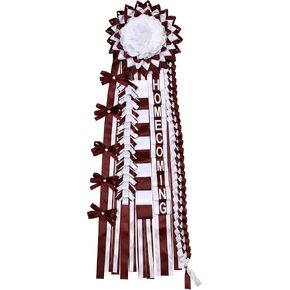 Homecoming Mum Supplies Set (Maroon White) in Kuwait