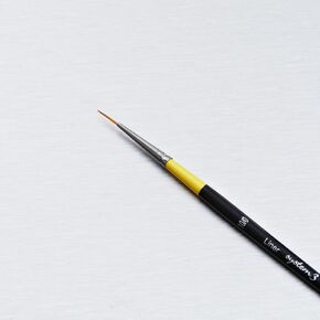Daler-Rowney System3 فرشاة الأكريليك ، الشعر الاصطناعي ، مقبض قصير ، بطانة ، 10/0 in Kuwait