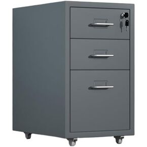 File Cabinets 1.2mm Thickness Steel Cabinet Multifunctional Storage Office File Multi-Drawer Data(Gris) in Kuwait