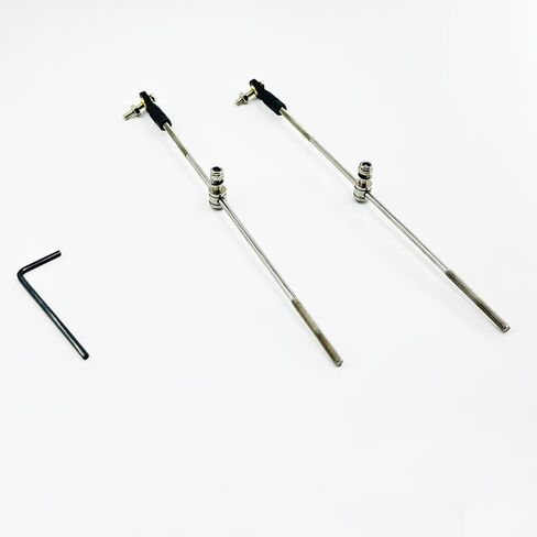2PCS RC Boat Push Rod Kit Plastic Tie Rod Ends Ball Joint with Pushrod and Pushrod Connector Linkage Stopper for RC Boat Ship Airplane DIY Model Toy Replace Parts (M3 Rod End,M3x150mm Pushrod) in Saudi Arabia