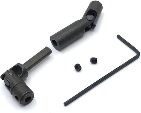 Parts For WPL D12 C14 C24 C34 B14 B16 B26 For HengLong For FeiYu For JJRC For MN Upgrade Metal Drive Shaft RC Car Parts(Black) in Saudi Arabia