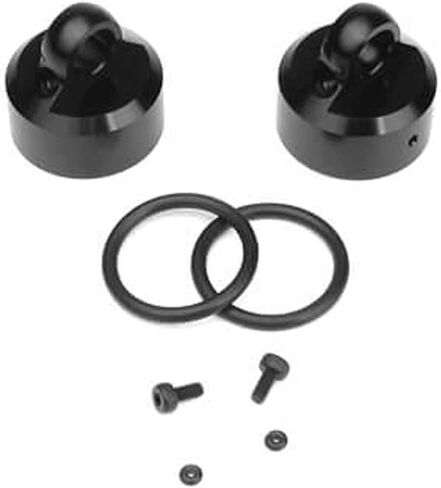 Tekno RC LLC Shock Caps 7075Emuls/Vented/Stdblk ANO2PCS TKR8702 in Saudi Arabia