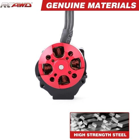 RCAWD 2204 2800KV Brushless Outrunner Motor Transmission with 30A Brushless Esc Pedals for 1/18 TRX4M Series Upgrades Part in Saudi Arabia