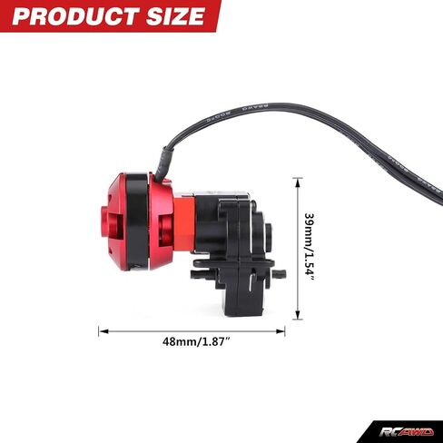 RCAWD 2204 2800KV Brushless Outrunner Motor Transmission with 30A Brushless Esc Pedals for 1/18 TRX4M Series Upgrades Part in Saudi Arabia
