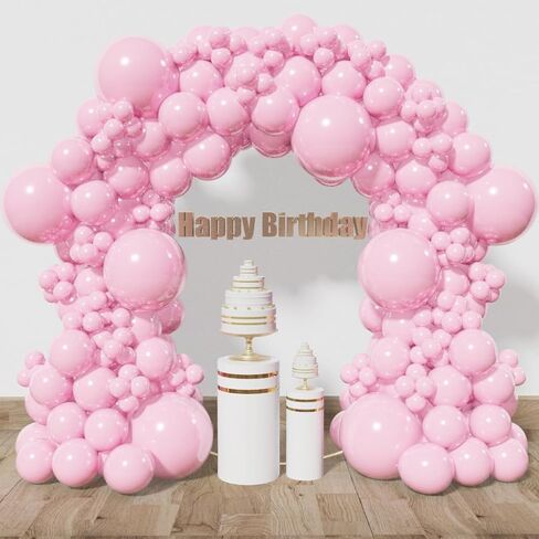 Kawkalsh Rainbow Balloon Arch Kit 111pcs 18 12 5 بوصة اللاتكس البالونات الحفلات الملونة إكليل لعيد ميلاد طفل زفاف الذكرى السنوية in Saudi Arabia