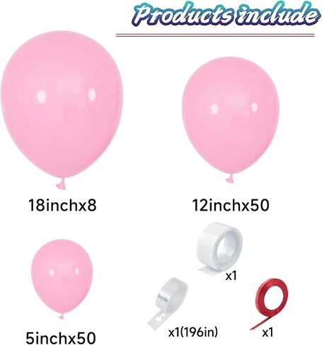 Kawkalsh Rainbow Balloon Arch Kit 111pcs 18 12 5 بوصة اللاتكس البالونات الحفلات الملونة إكليل لعيد ميلاد طفل زفاف الذكرى السنوية in Saudi Arabia