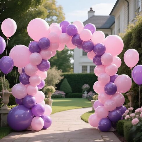 Kawkalsh Rainbow Balloon Arch Kit 111pcs 18 12 5 بوصة اللاتكس البالونات الحفلات الملونة إكليل لعيد ميلاد طفل زفاف الذكرى السنوية in Saudi Arabia