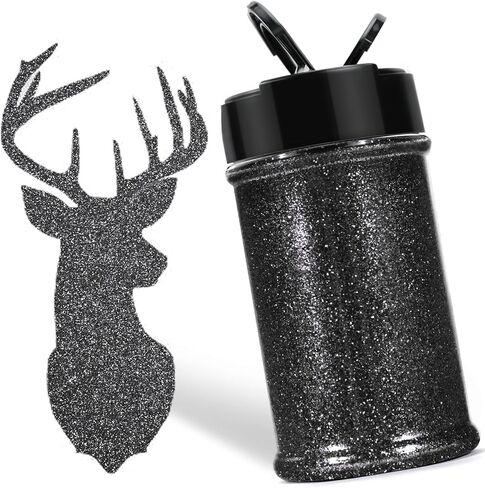 Htvront Holographic Extra Fine Glitter Powder - 50g/1.76oz ، للراتنج ، 0.008 "مسحوق بريق فائق الفائق المحمولة للأظافر ، وصنع الشموع ، والحرف ، واللاحقة الفضية الدقيقة الوحل in Kuwait