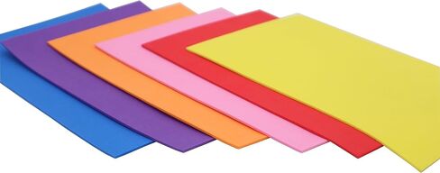 Oisakld 10 Pack Eva Color Foam 9x12 Inch Eva Craft Foam 2mm Eva Foam Sheets for DIY Handcraft Crafts Project in Saudi Arabia