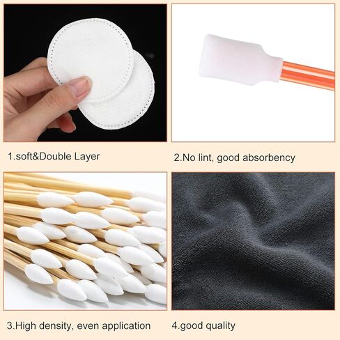 NUANCHU 607 PCS CALLING KITING KIT KIT تشمل مجموعة رذاذ التنظيف ، معجون التلميع ، مسحة القطن ، قرص القطن وقماش الألياف الدقيقة لملحق أداة الرعاية السطحية للخدش in Saudi Arabia