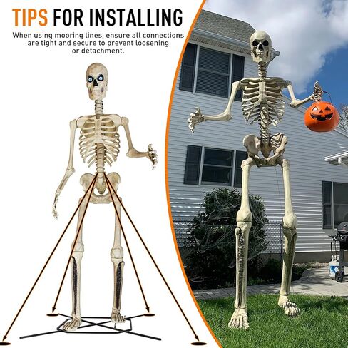 12 ft Skeleton Replacement Guy Wire Part, Tether Cable Guy Wire for 12 Foot Skeleton in Saudi Arabia