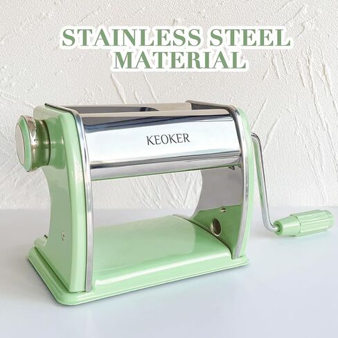 KEOKER Clay Press Machine, Polymer Clay Press Machine for Making Clay Earrings, Polymer Clay Roller Machine, 7 Thickness Stainless Steel Polymer Clay Pasta Machine, Polymer Clay Tools in Kuwait