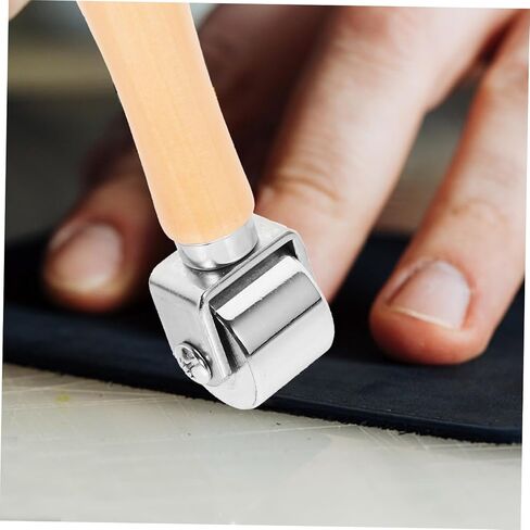 jojofuny Seam Hand Pressure Roller for Leather Crafting Quilting Tool for Edging and Finishing Lightweight Seam Roller for Professionals and Beginners in Kuwait