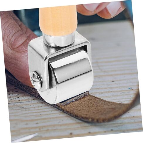 jojofuny Seam Hand Pressure Roller for Leather Crafting Quilting Tool for Edging and Finishing Lightweight Seam Roller for Professionals and Beginners in Kuwait
