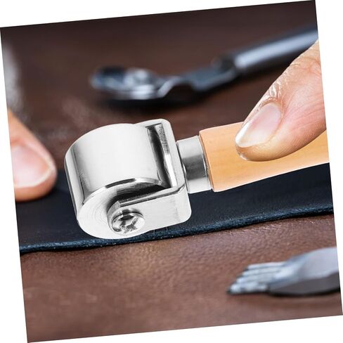 jojofuny Seam Hand Pressure Roller for Leather Crafting Quilting Tool for Edging and Finishing Lightweight Seam Roller for Professionals and Beginners in Kuwait