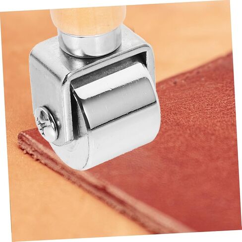 jojofuny Seam Hand Pressure Roller for Leather Crafting Quilting Tool for Edging and Finishing Lightweight Seam Roller for Professionals and Beginners in Kuwait