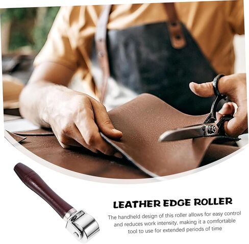 jojofuny seam pressure rowd rowler for leather crrafting keilting tool for that forging and inthing recler lightweight seam roller للمحترفين والمبتدئين in Kuwait