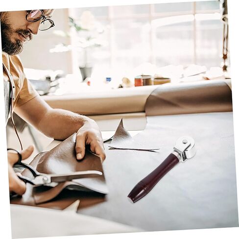 jojofuny seam pressure rowd rowler for leather crrafting keilting tool for that forging and inthing recler lightweight seam roller للمحترفين والمبتدئين in Kuwait