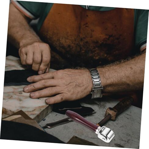 jojofuny seam pressure rowd rowler for leather crrafting keilting tool for that forging and inthing recler lightweight seam roller للمحترفين والمبتدئين in Kuwait