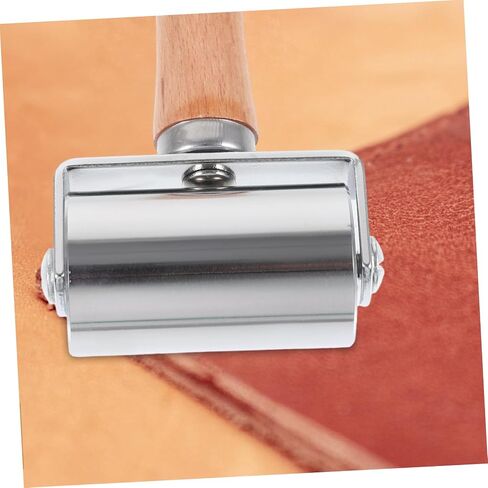 DOITOOL Leather Roller Tool for Seam Pressing and Edge Rolling and Crafting Tool for Leather Goods Bags and Shoes in Saudi Arabia