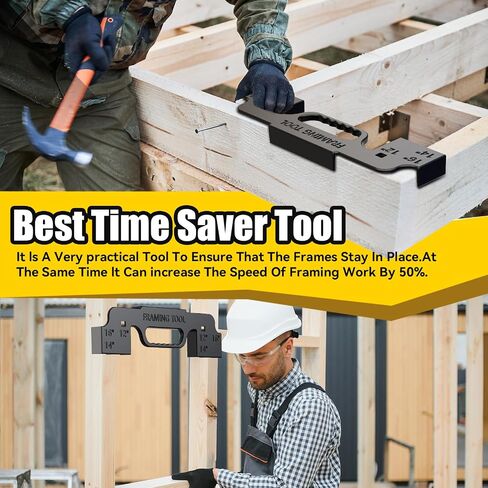 (2pcs) 3 في 1 أدوات تأطير معدني ، 16 بوصة على أداة تخطيط الإطار المركزية ، أداة تباعد تأطير الألومنيوم المصبوب ، جيج تأطير القياس للجدران ، تأطير الصور ، الأسطح ، الأرضيات أو السلالم in Saudi Arabia