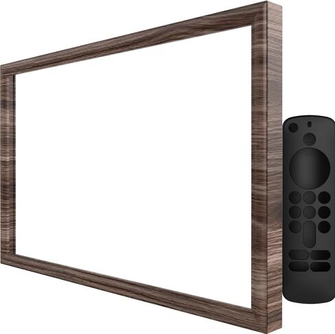 إطار زخرفي لـ Echo Show 15 ، Echo Show الغطاء 15 حالة ، تأثير الحبوب الخشبية الفاتحة ، حماية معرض الصدى الخاص بك (الحبوب الخشبية الفاتحة) in Saudi Arabia