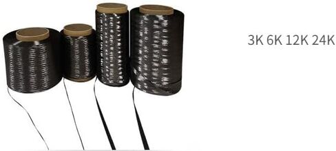 Carbon Fiber Thread, Carbon Fiber yarn10meters1K 3K 6K 12K 24K (24K) in Saudi Arabia