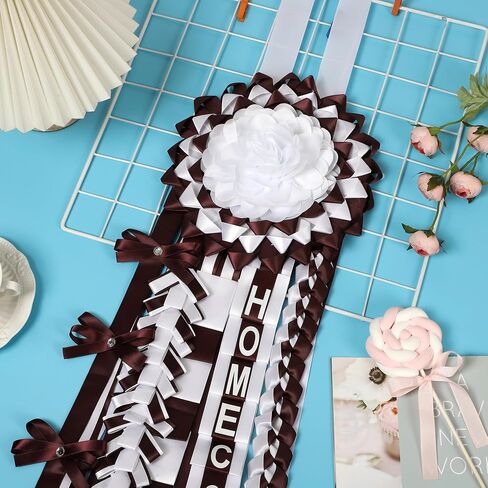 Homecoming Mum Supplies Set (Maroon White) in Kuwait