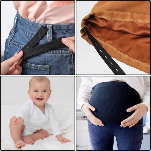 10 أجهزة كمبيوتر سراويل زر سراويل ضابط ضابط ضيقة من أجل جين فضفاضة قابلة للتعديل إبر حزام in Kuwait