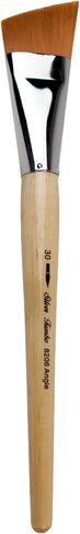 Silver Brush Limited 820650 Silver Jumbo Golden Golden Taklon Brush ، الجداريات الكبيرة ، الرسامين والأثاث ، الحجم 50 ، مقبض متوسط ​​الطول in Kuwait