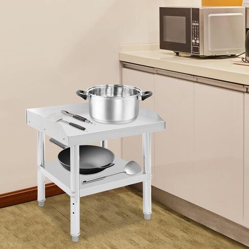 Work Table with Backsplash, Prep Table for Kitchen, Restaurant, Garage, Laundry in Saudi Arabia