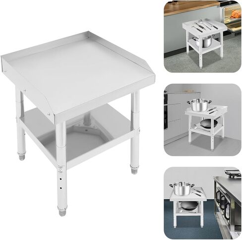 Work Table with Backsplash, Prep Table for Kitchen, Restaurant, Garage, Laundry in Saudi Arabia